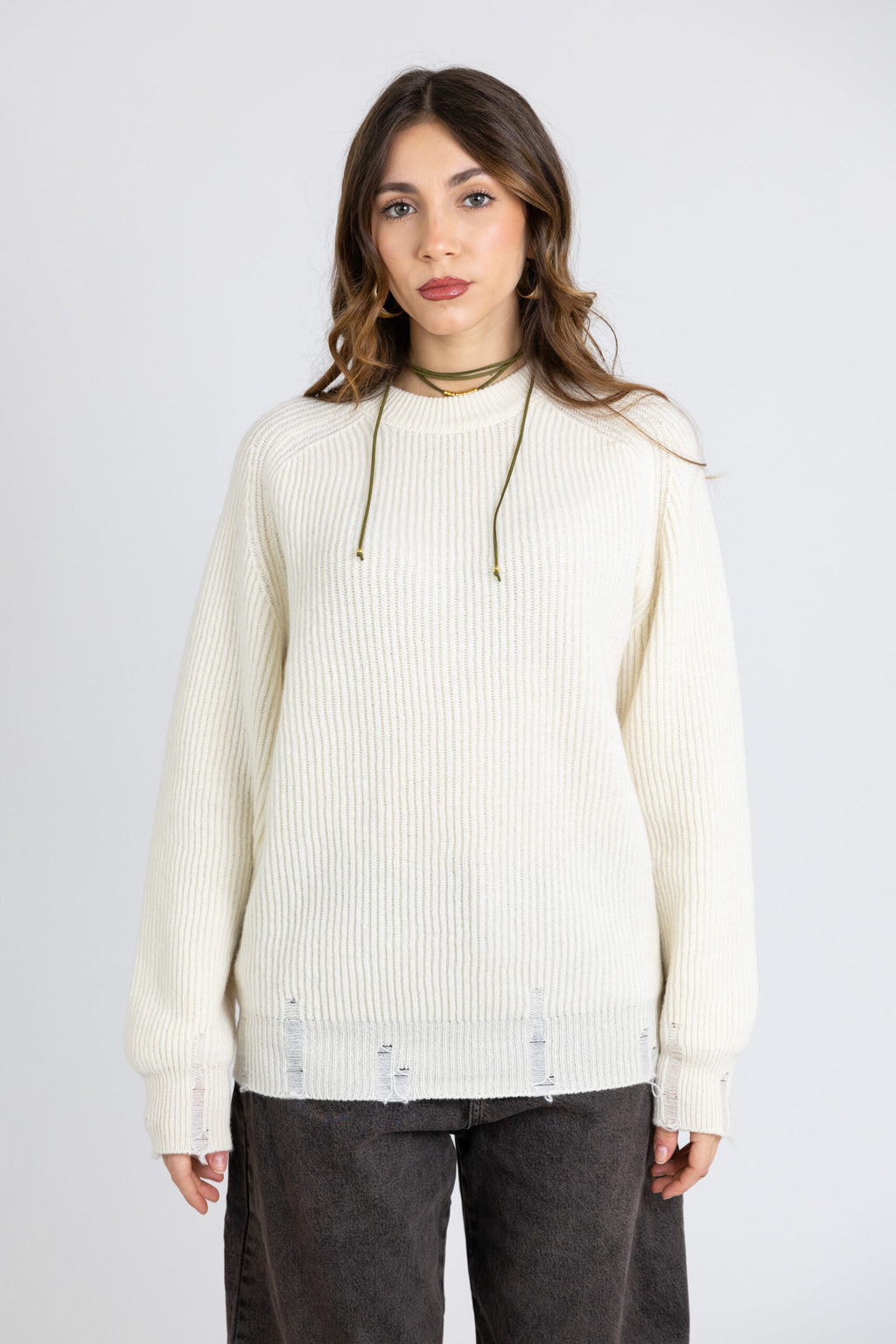 Maglia girocollo costa inglese