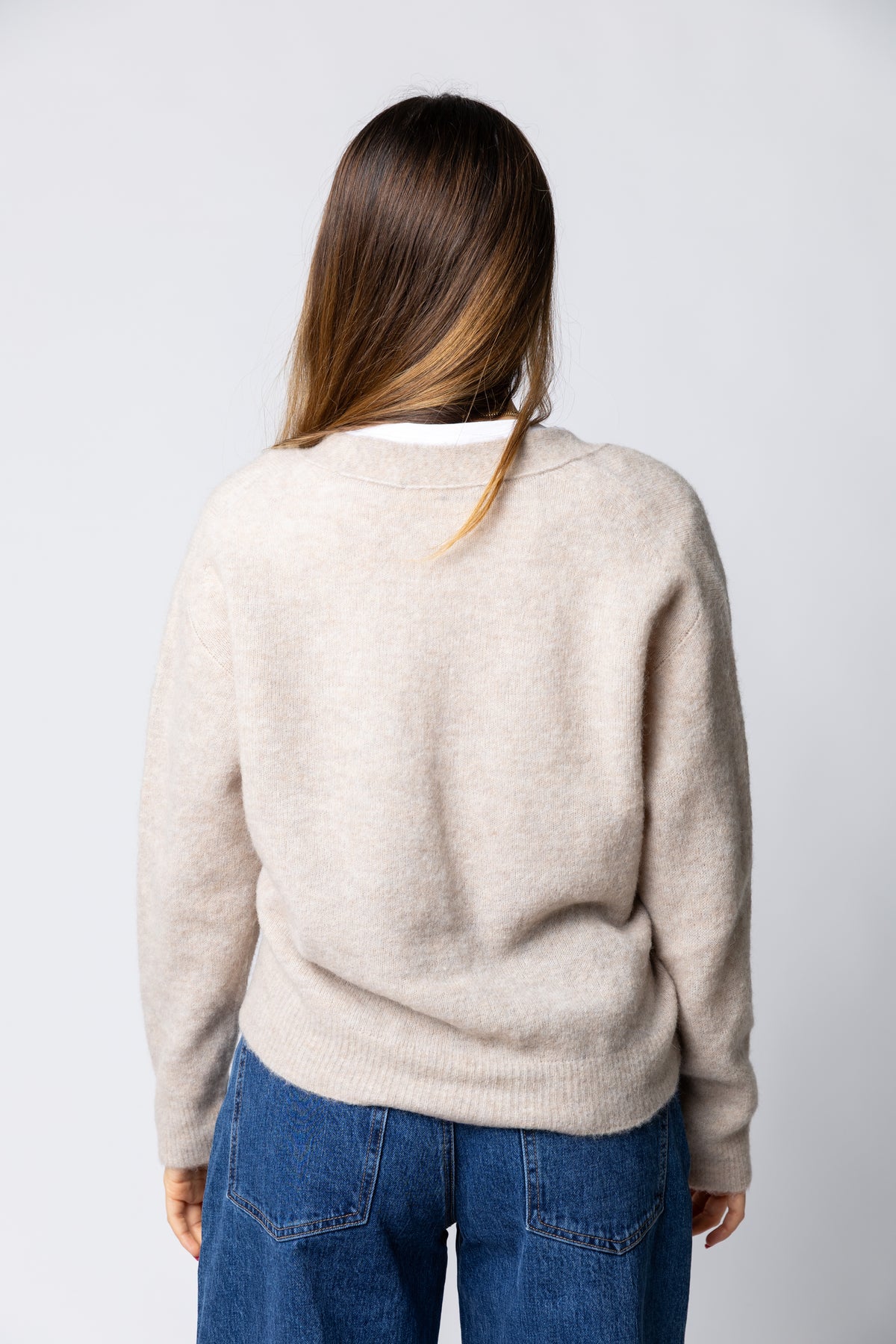 Cardigan in alpaca
