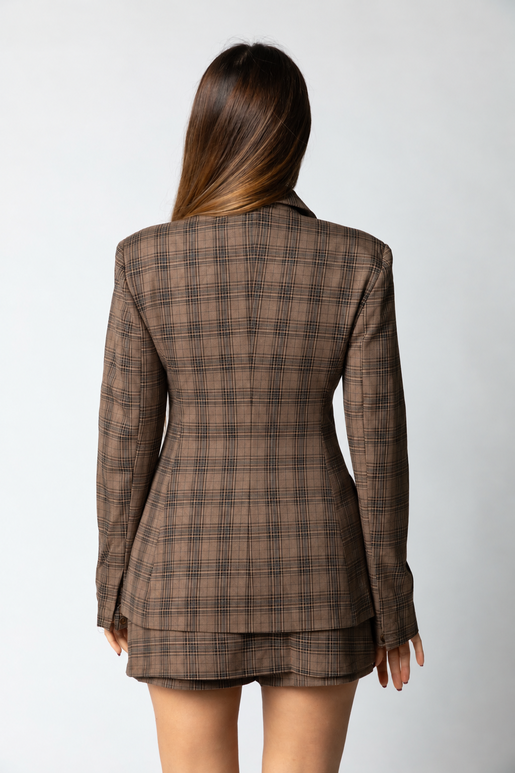 Blazer avvitato check
