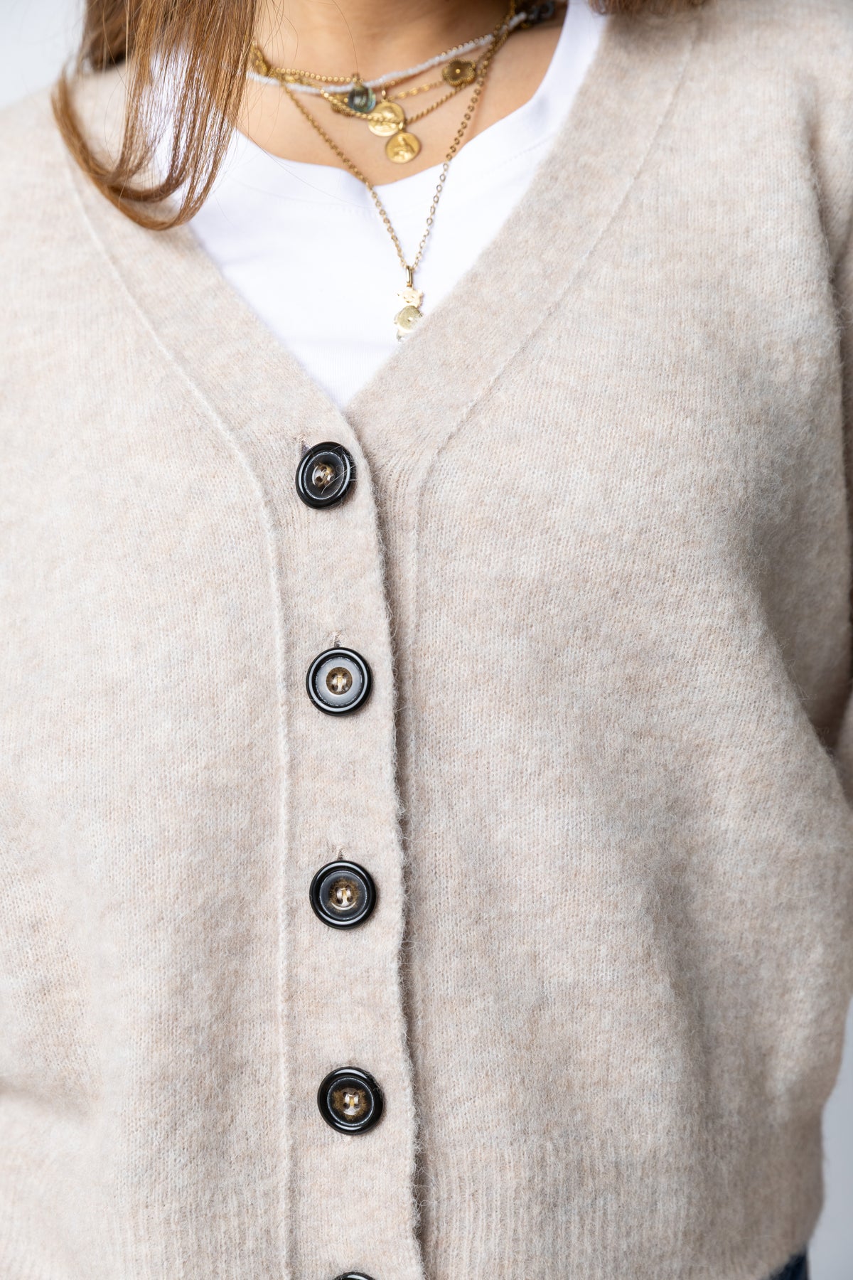 Cardigan in alpaca