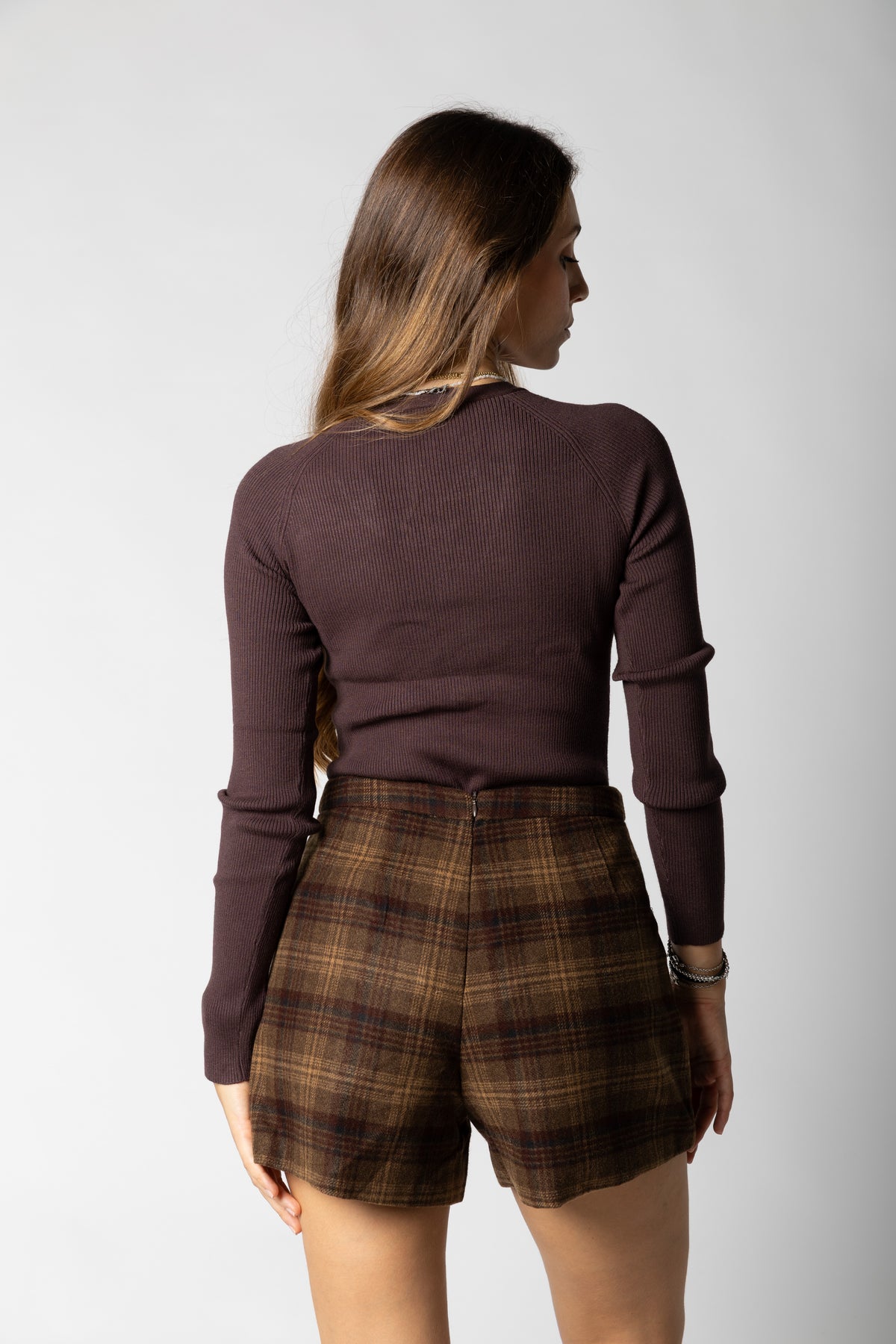 Bermuda in tweed Amina