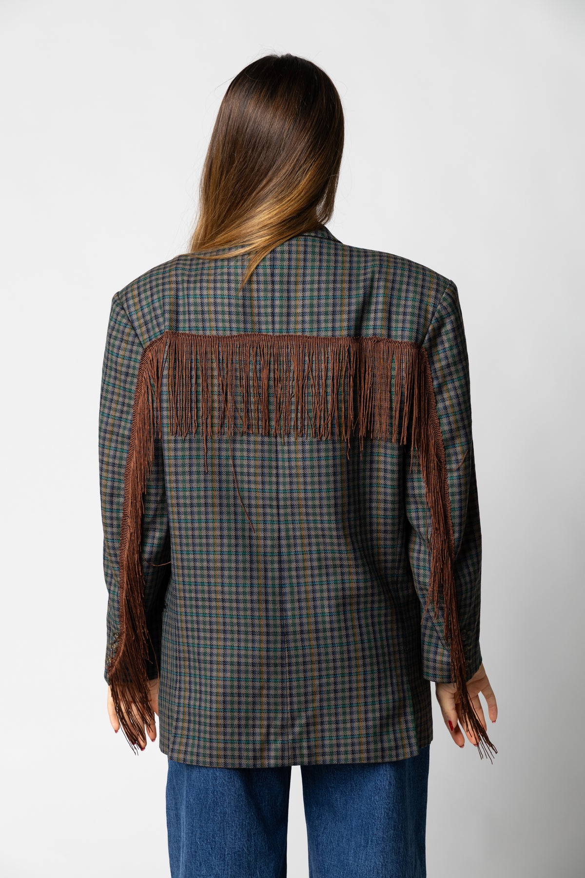 Giacca sartoriale custom frange #3