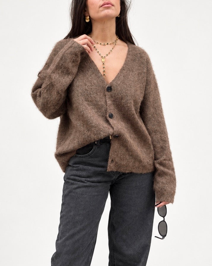 Cardigan in lana Anaia