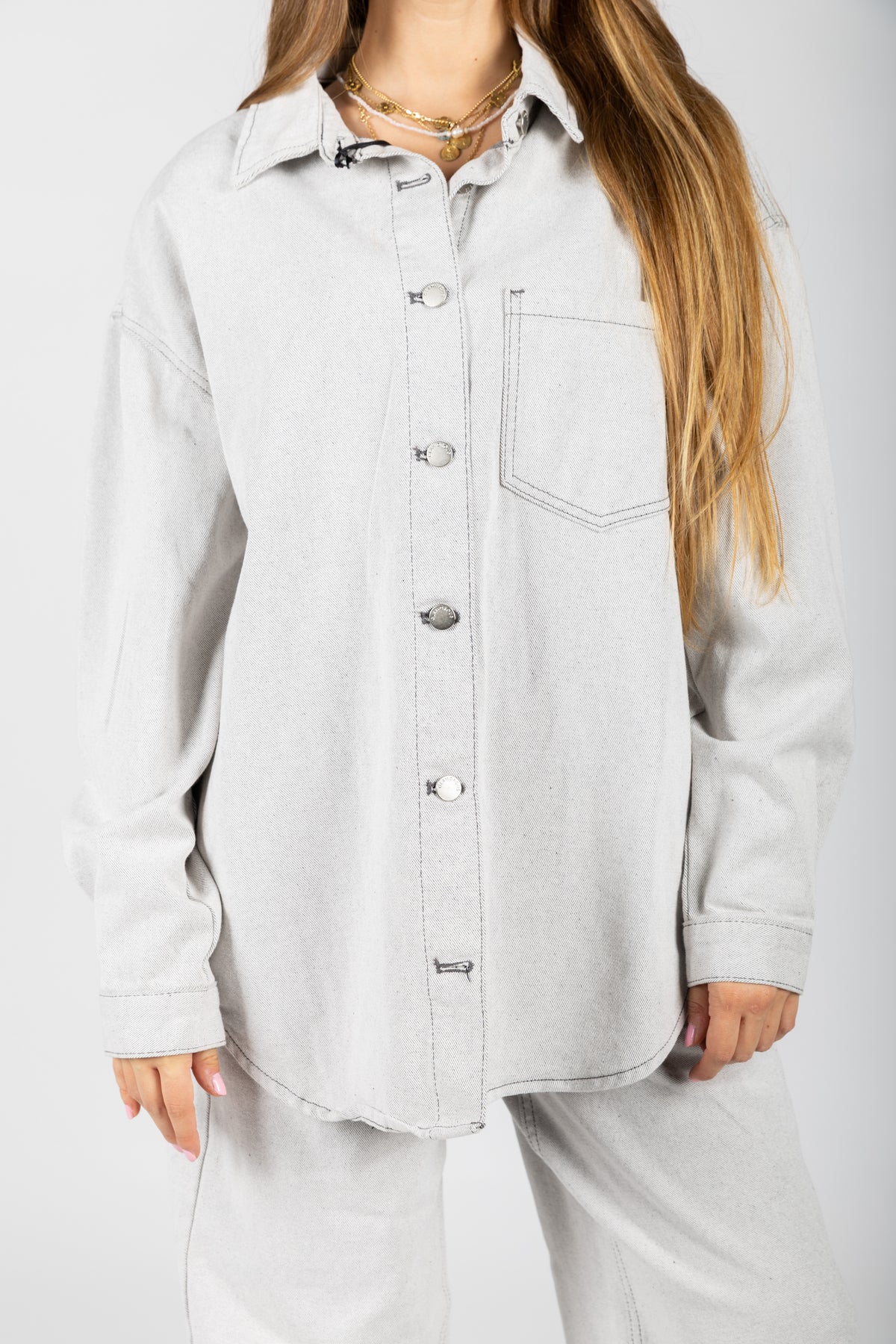 Camicia in denim di cotone
