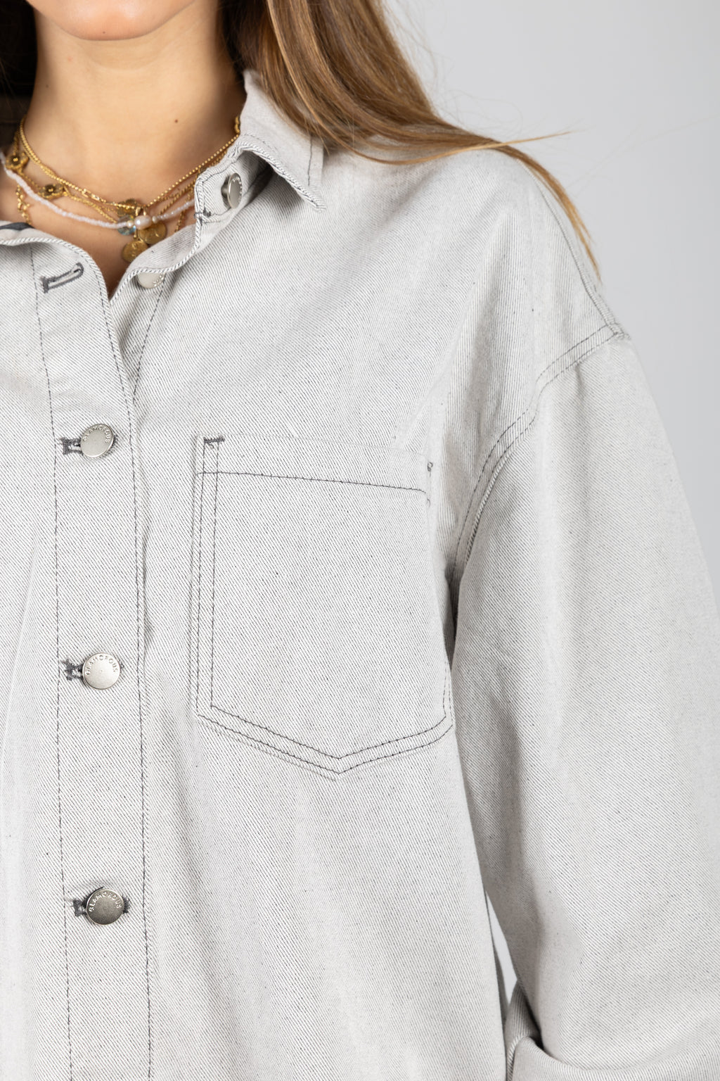 Camicia in denim di cotone