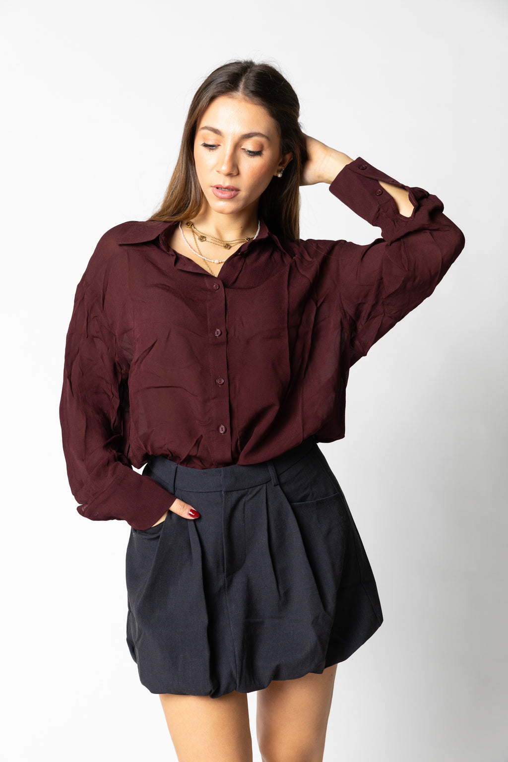 Camicia in voilè