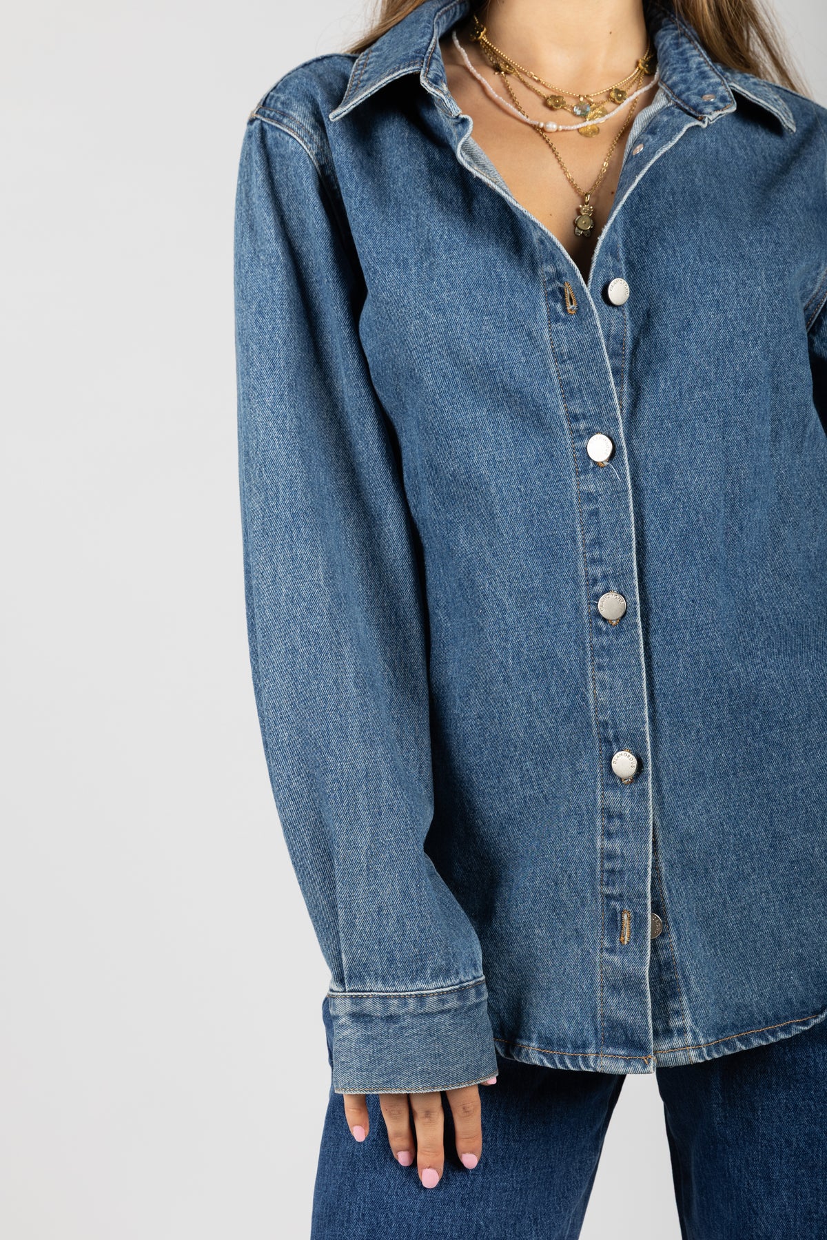 Camicia in denim regular fit