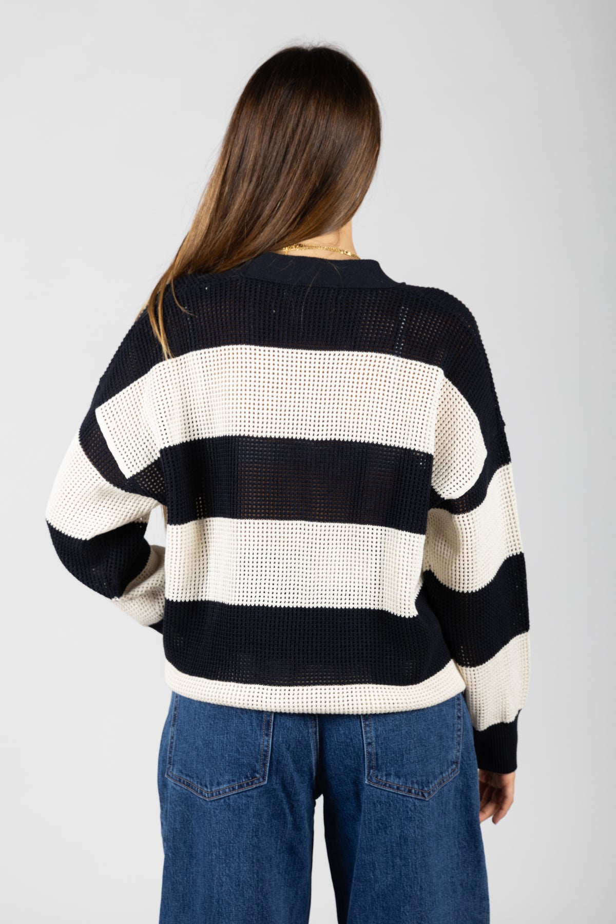 Cardigan a righe