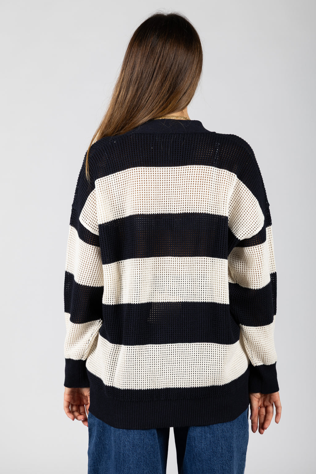 Cardigan a righe