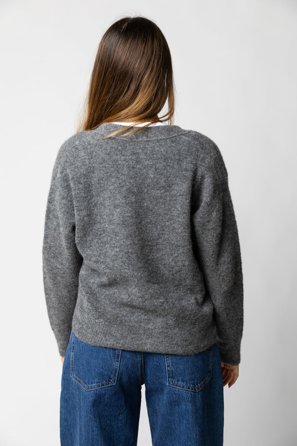 Cardigan in alpaca