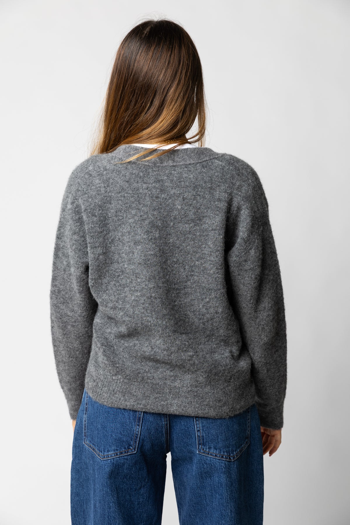 Cardigan in alpaca