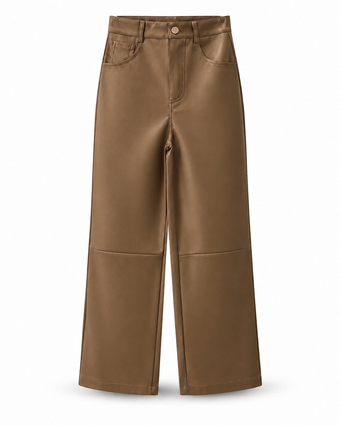 Pantalone comfy in ecopelle