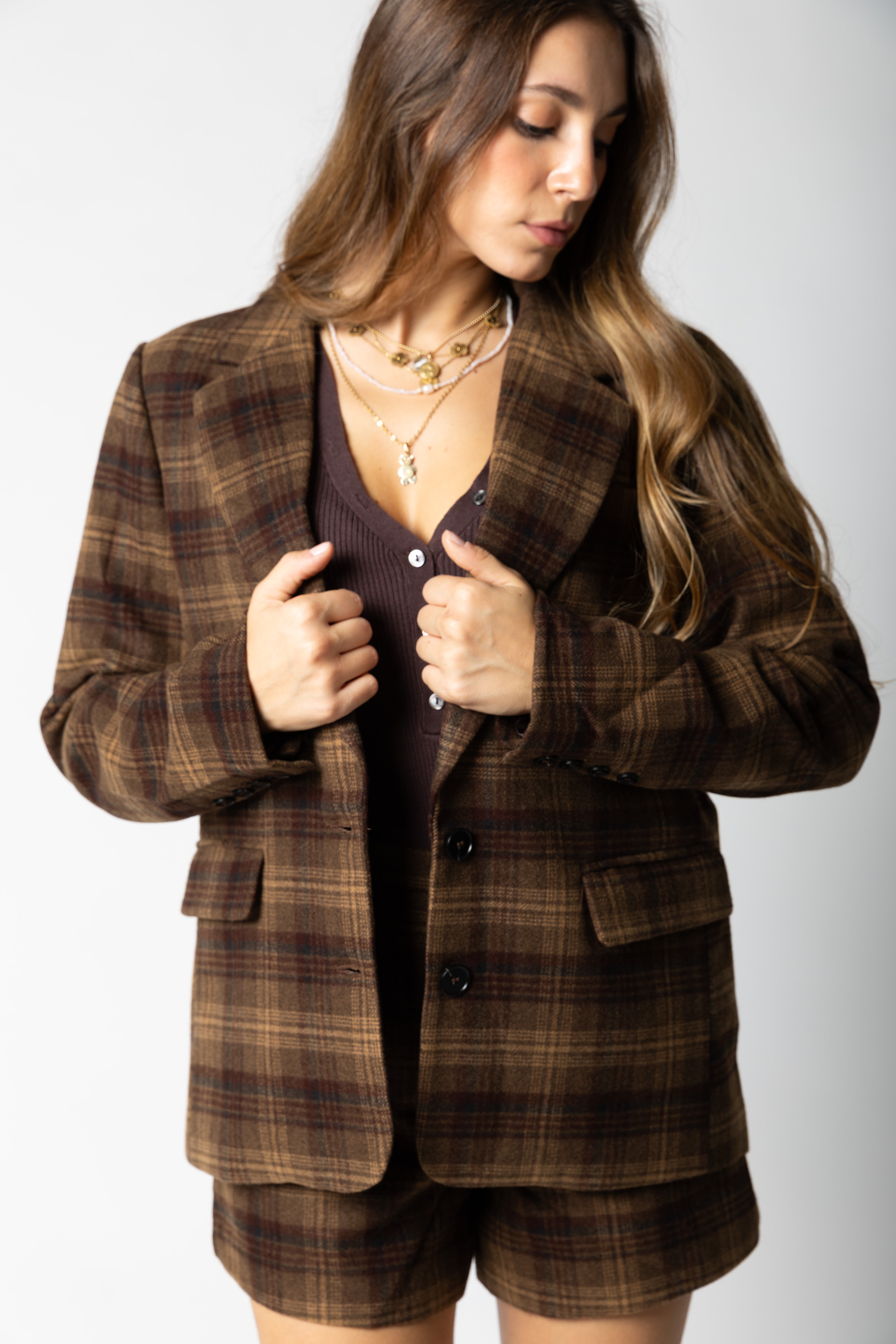 Blazer in tweed Evera