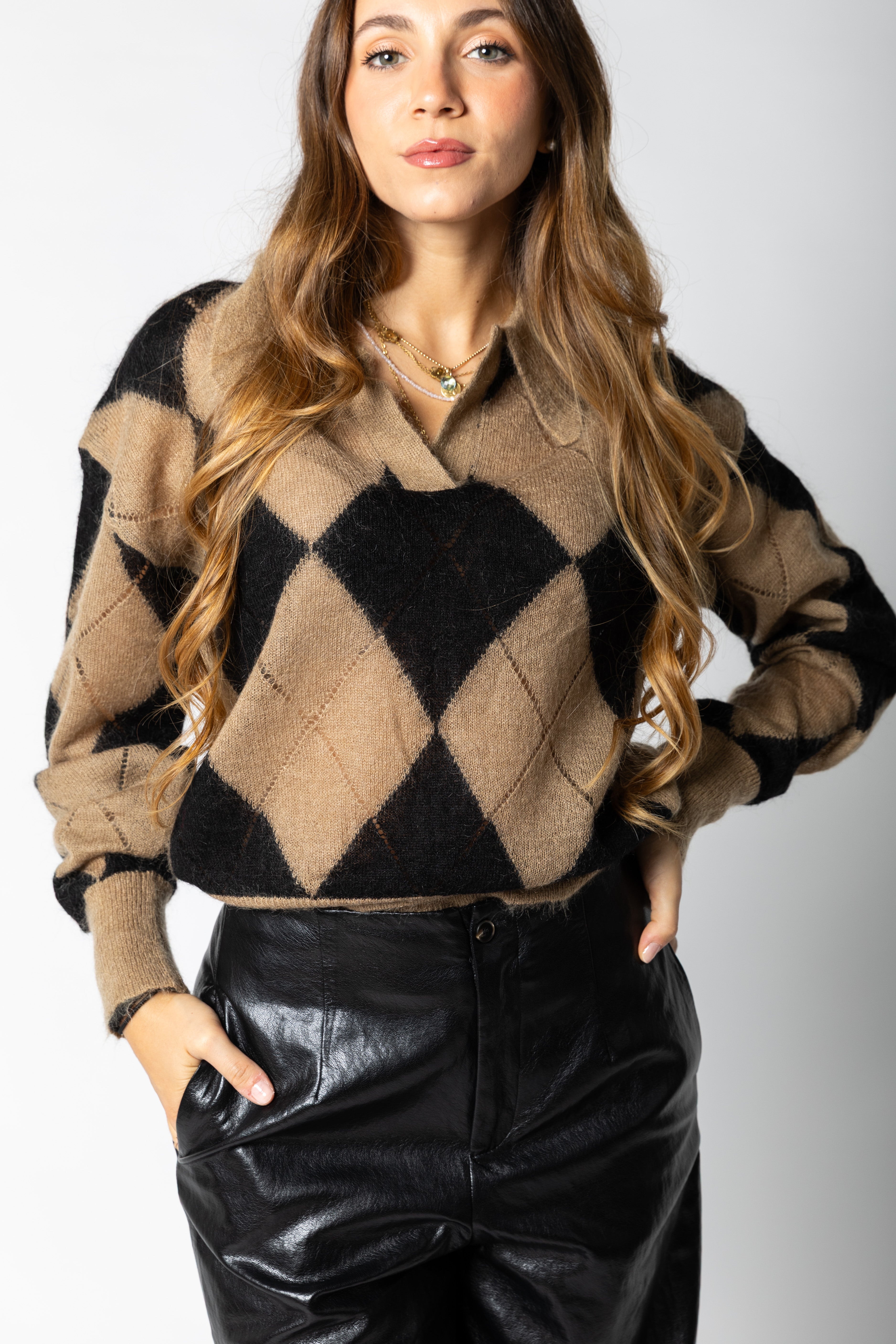 Maglia colletto polo Fleline