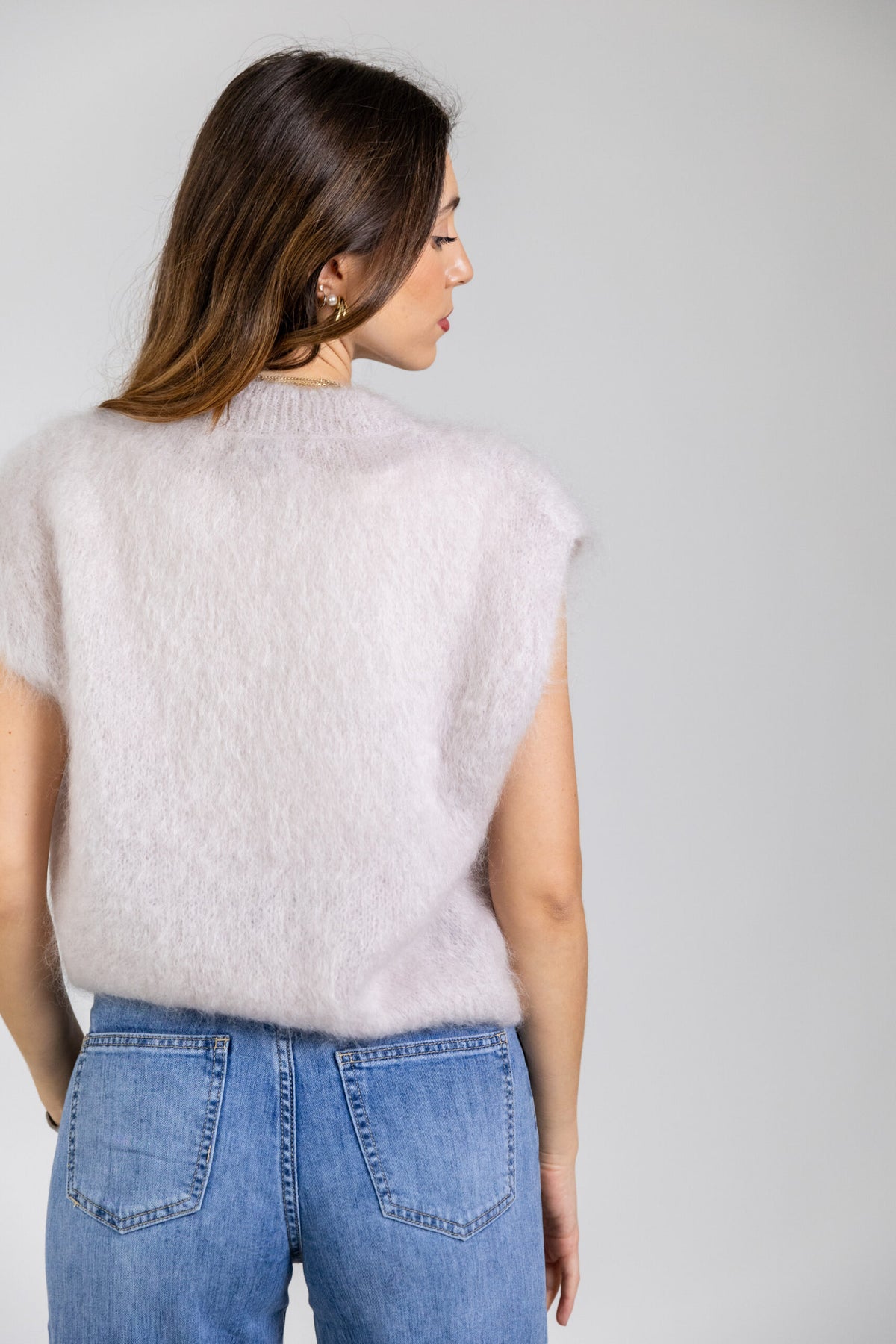 Smanicato soft in kid mohair