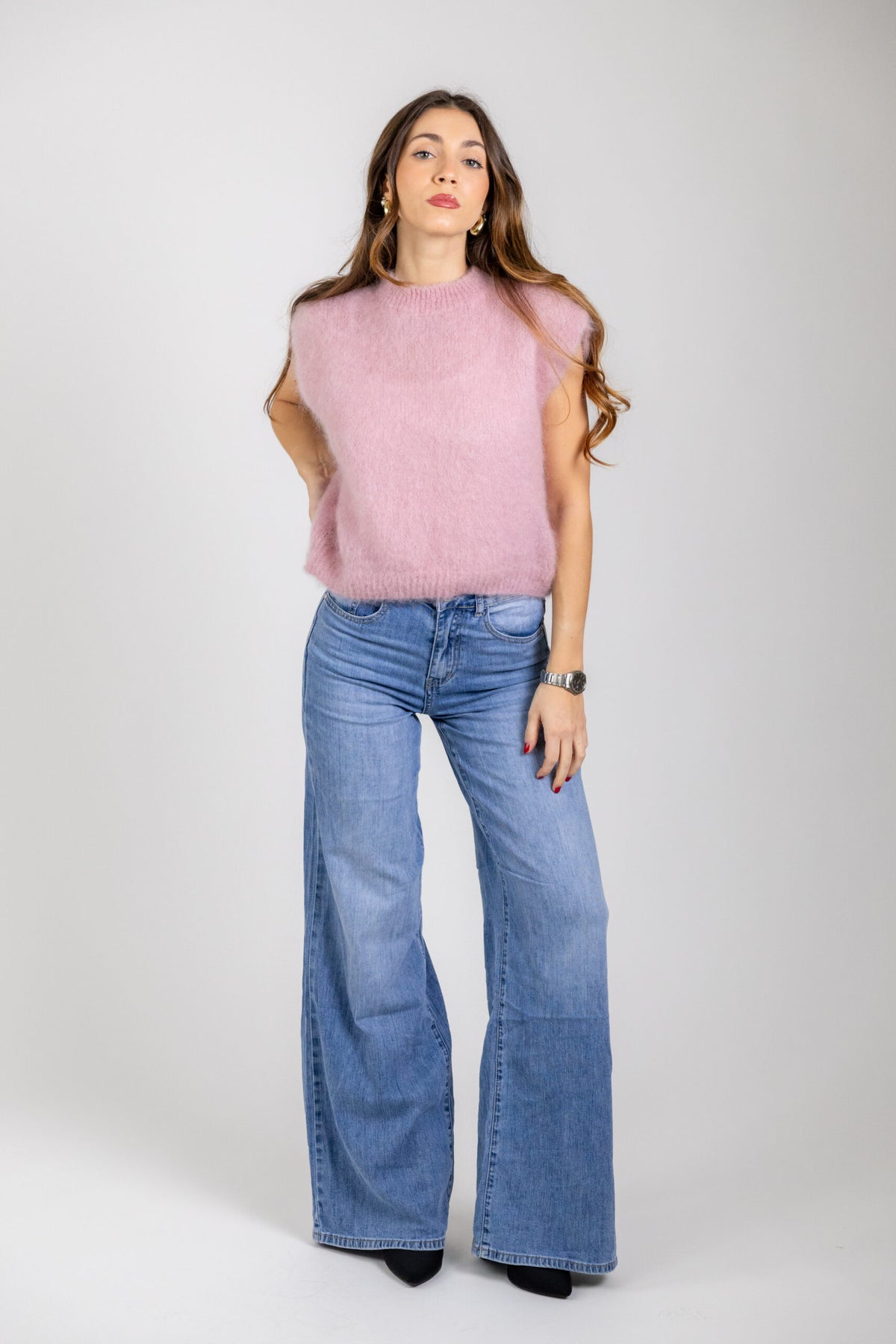 Smanicato soft in kid mohair
