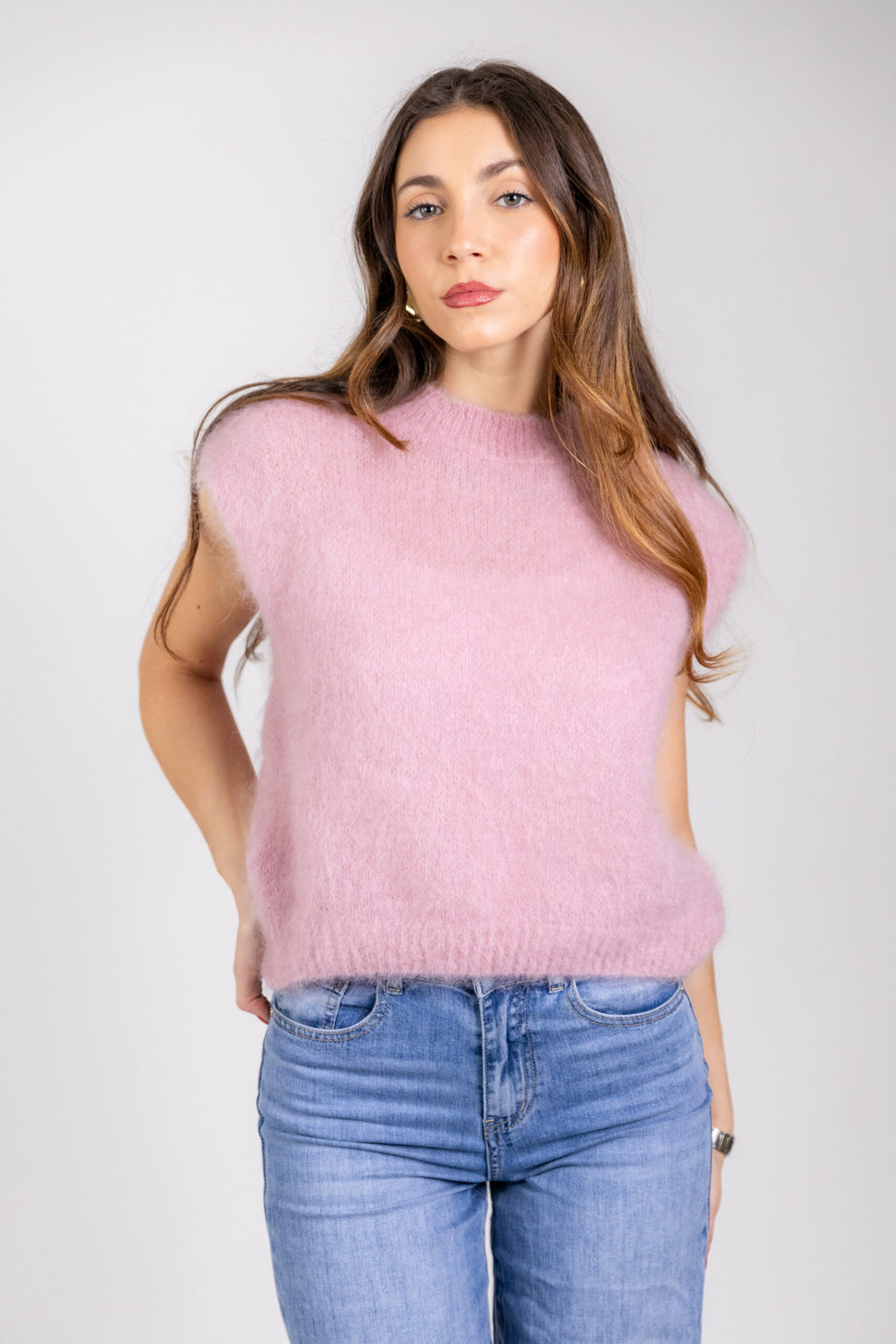 Smanicato soft in kid mohair