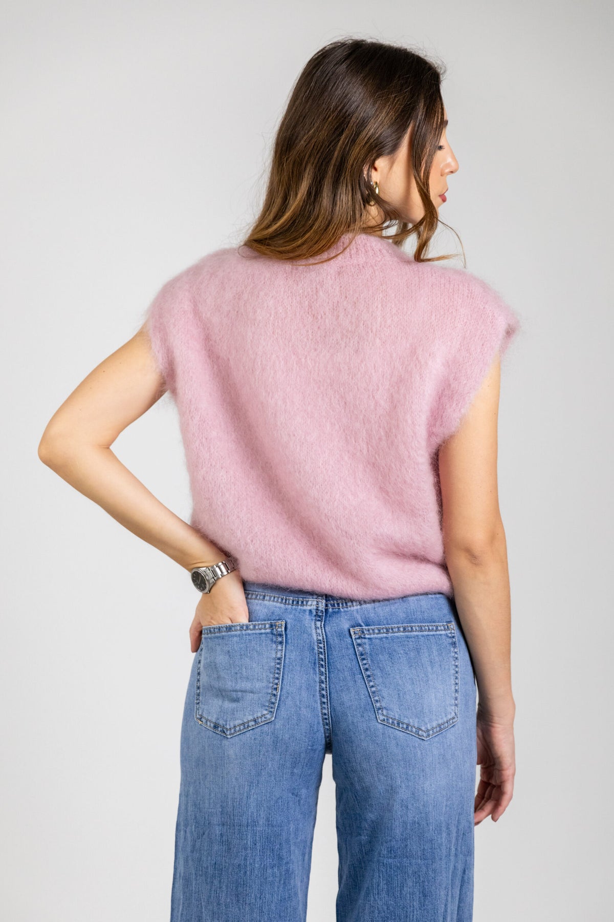 Smanicato soft in kid mohair