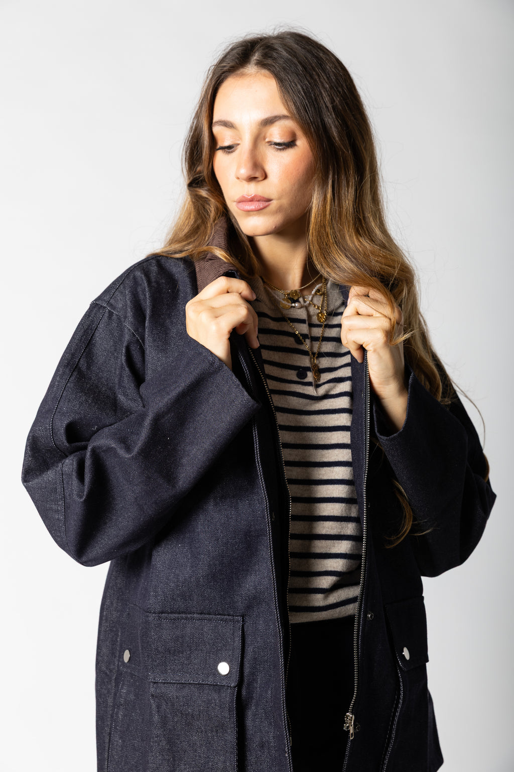 Giacca in denim Isena