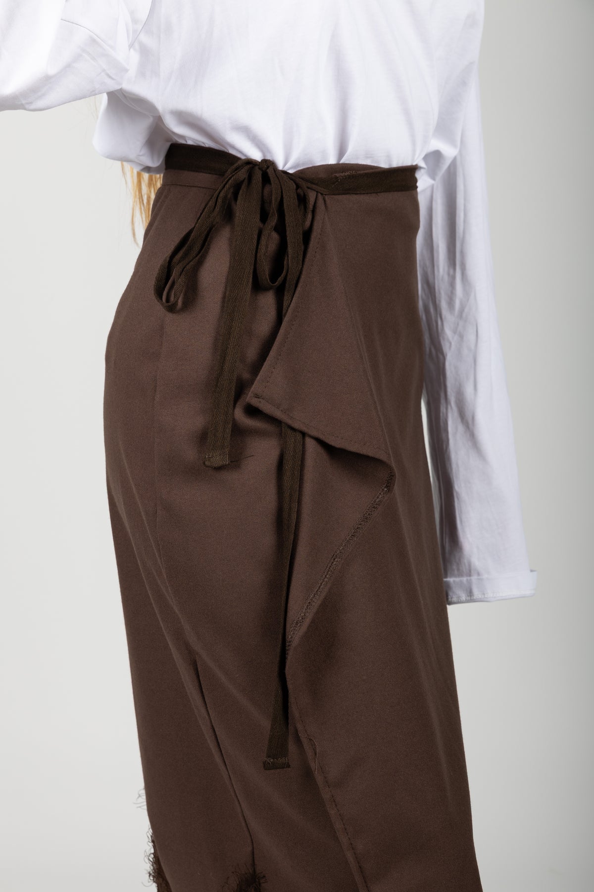 Longuette con inserto in pizzo