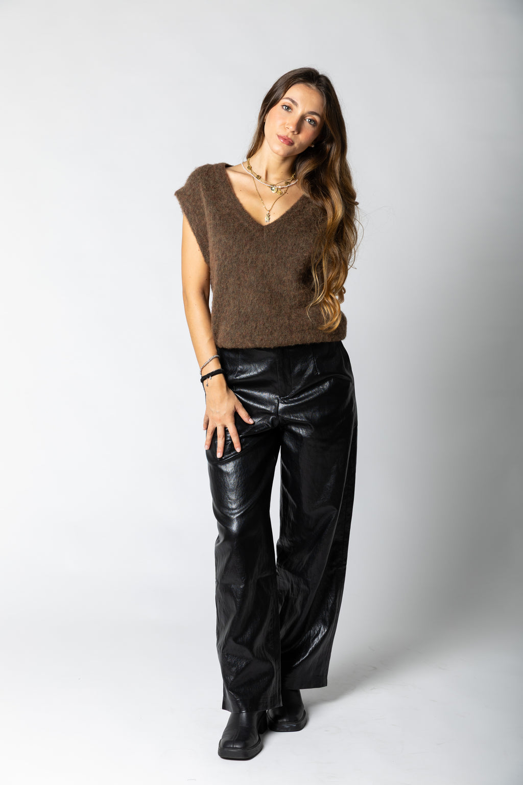 Gilet con scollo a V Maria