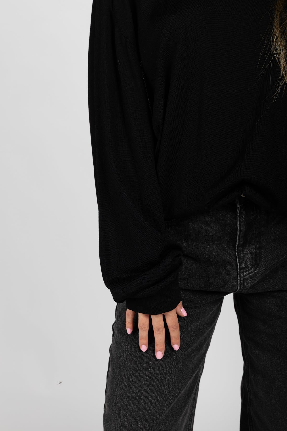 Maglia con schiena in voilè