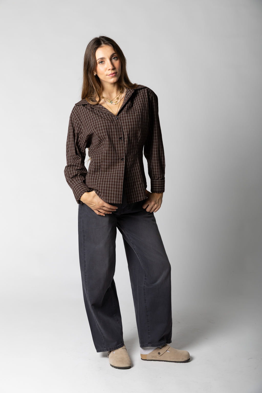 Camicia check Olella