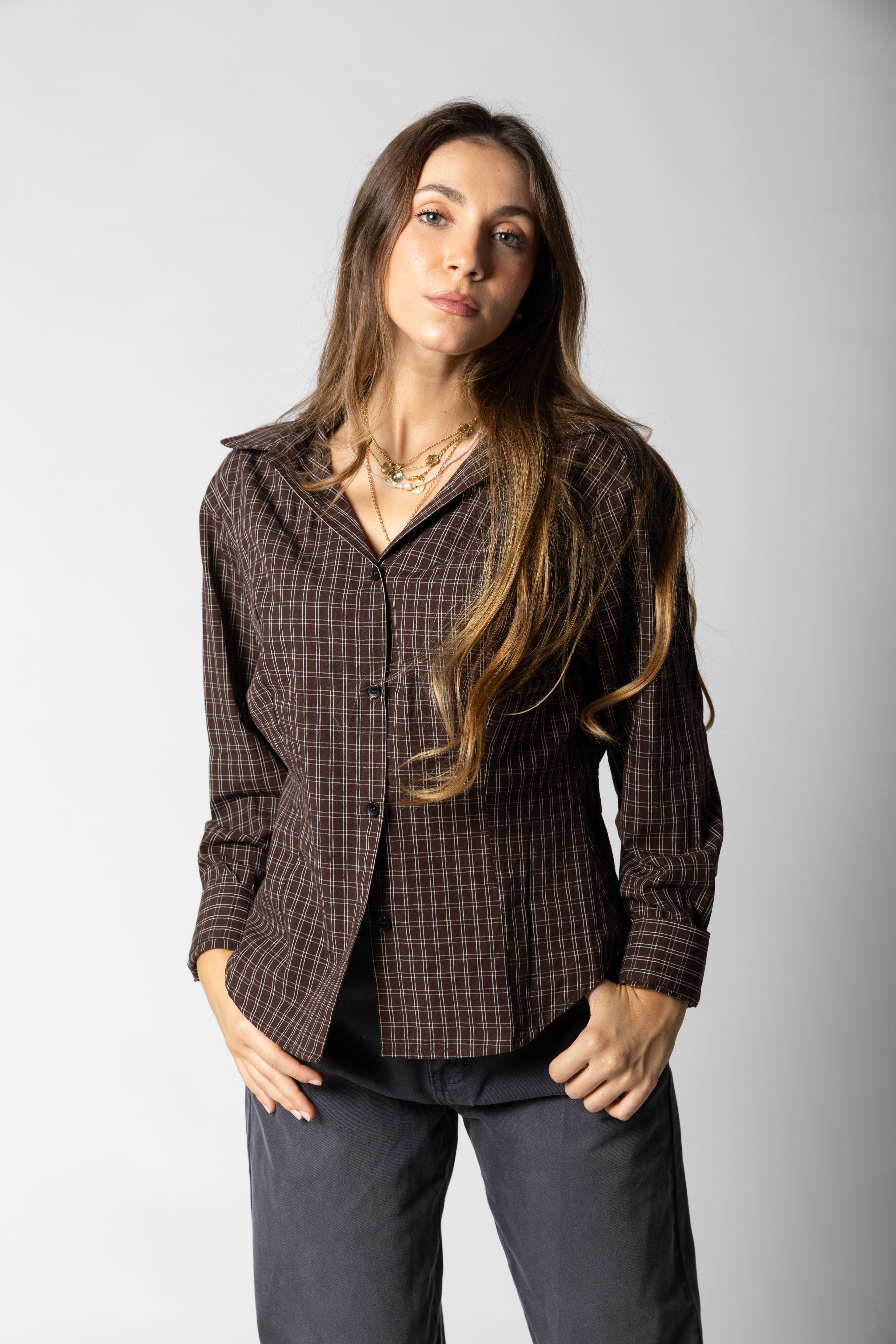 Camicia check Olella