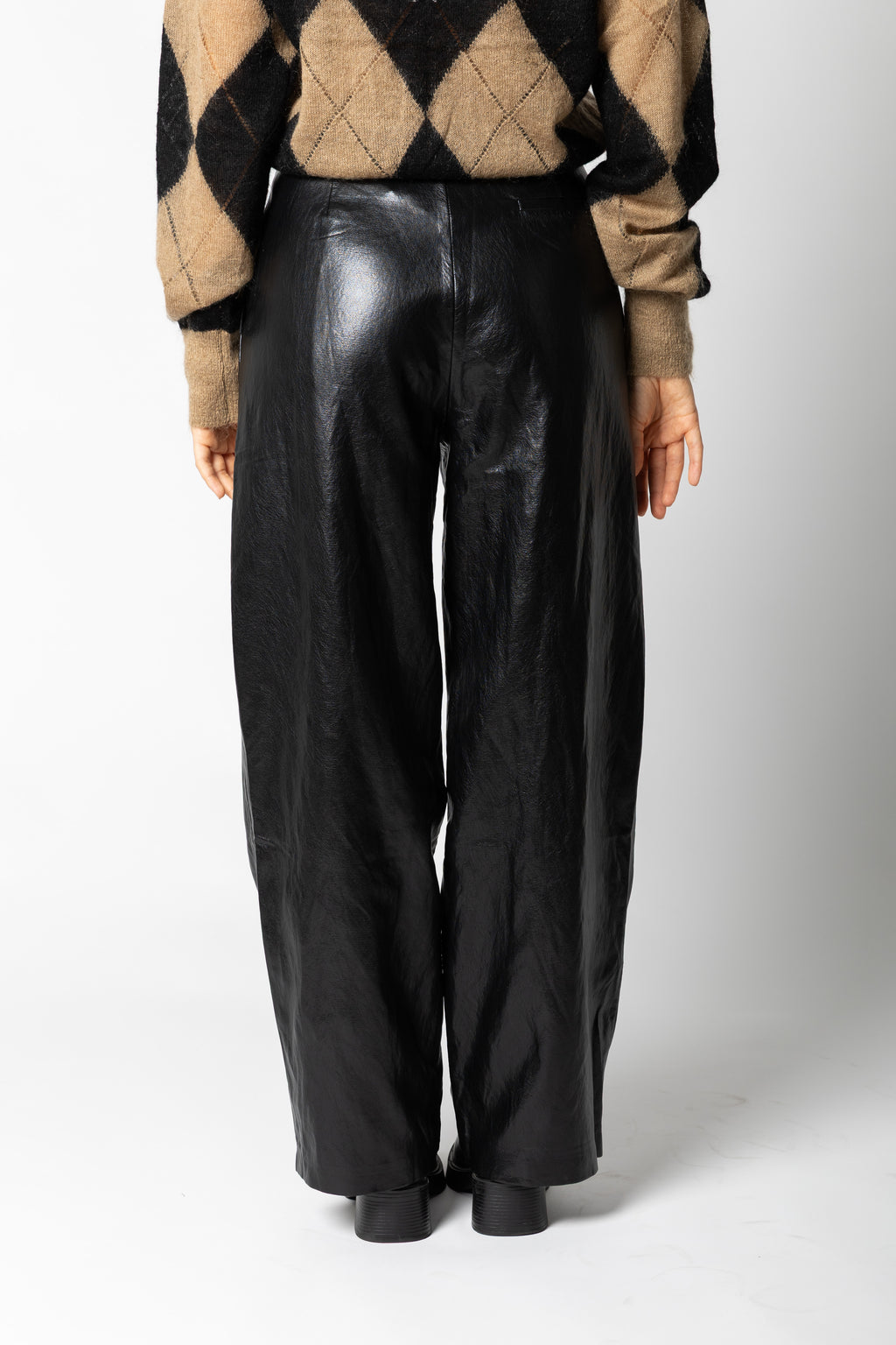 Pantalone in ecopelle Oralie