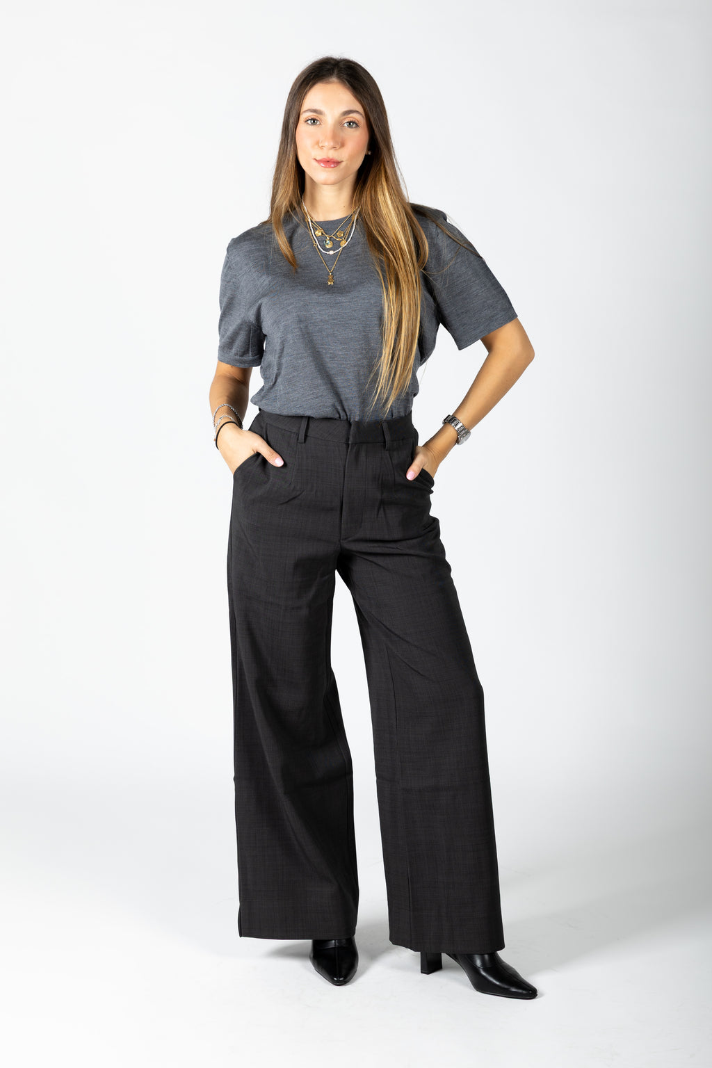 Pantalone sartoriale wide leg