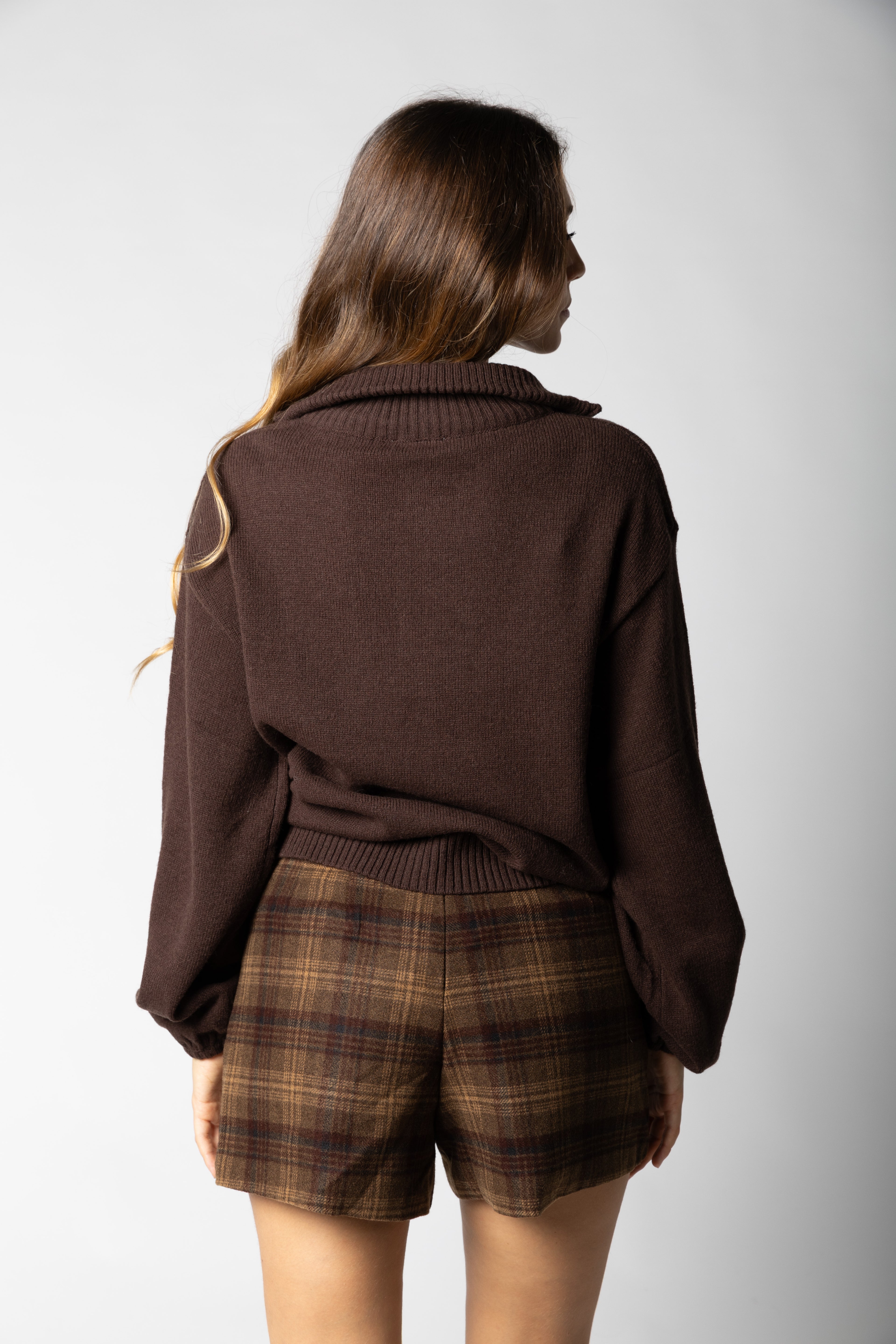 Maglia colletto zip Valaura