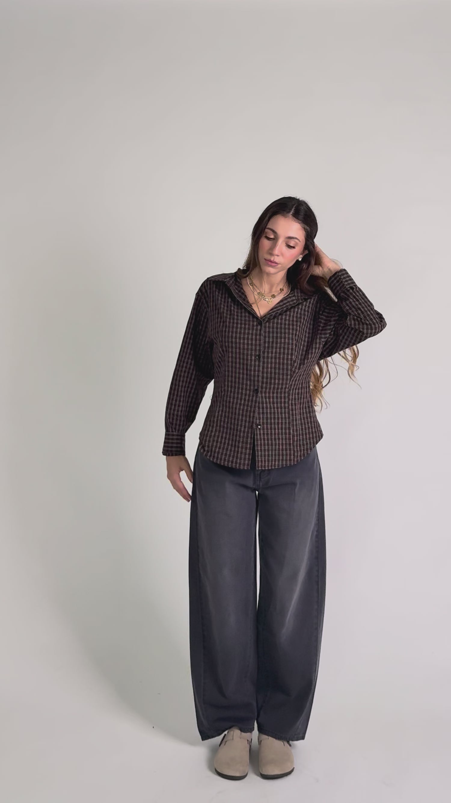 Camicia check Olella