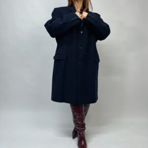 VINTAGE - Cappotto in lana lungo ed oversize - immagine 4