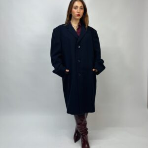 VINTAGE - Cappotto in lana lungo ed oversize - immagine 3