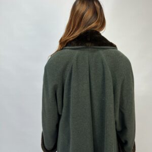 VINTAGE - Cappotto in lana con dettagli pelliccia - immagine 5