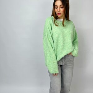 CASHMERE CAPSULE - Maglione girocollo oversize in mohair - immagine 2