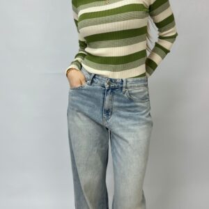 WNDR GRL - Jeans Wide Leg con risvolto - immagine 2