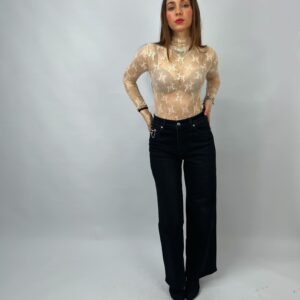 WNDR GRL - Body in pizzo con arricciatura sul collo - immagine 4